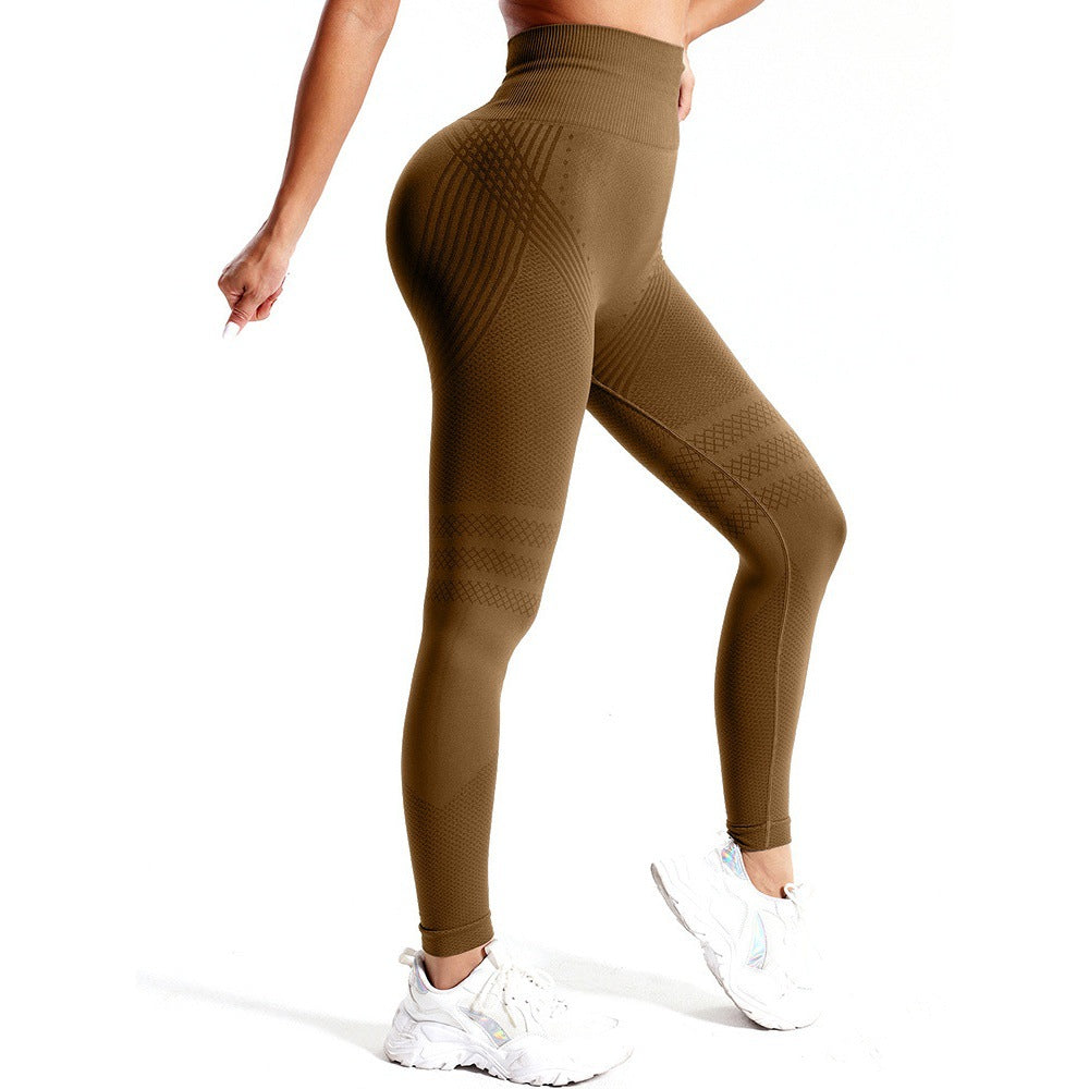 Ultra-High-Waist Yoga Pants Seamless Fitness Leggings